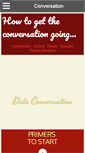 Mobile Screenshot of dateconversation.com